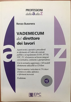 Vademecum del direttore dei lavori Renzo Busonero EPC editore